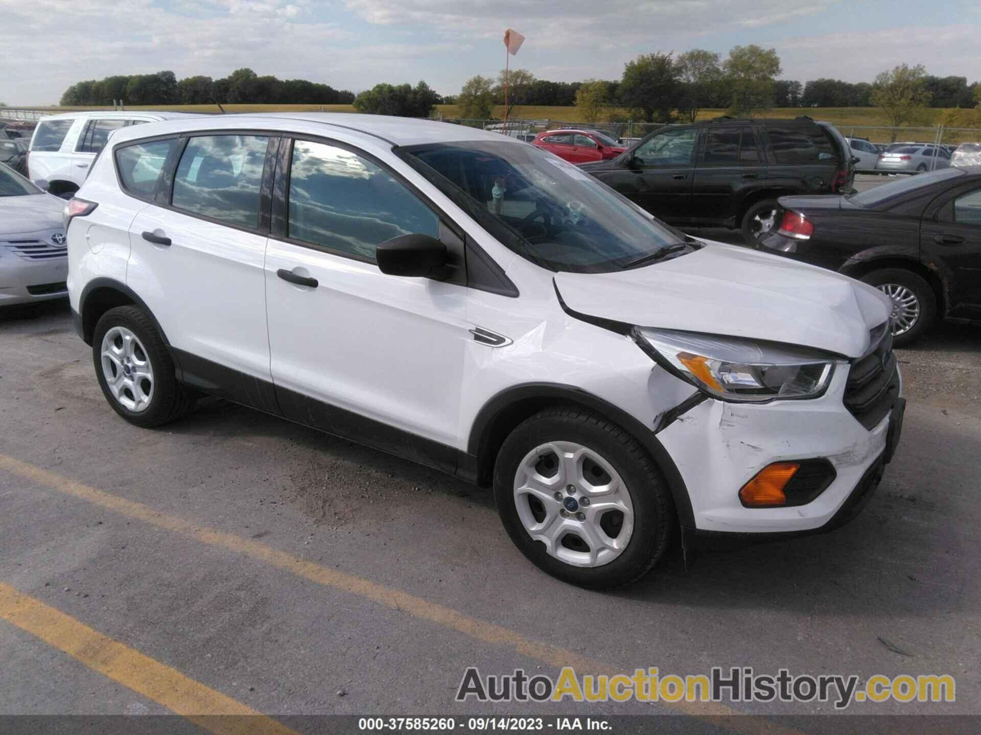 FORD ESCAPE S, 1FMCU0F77HUC49837