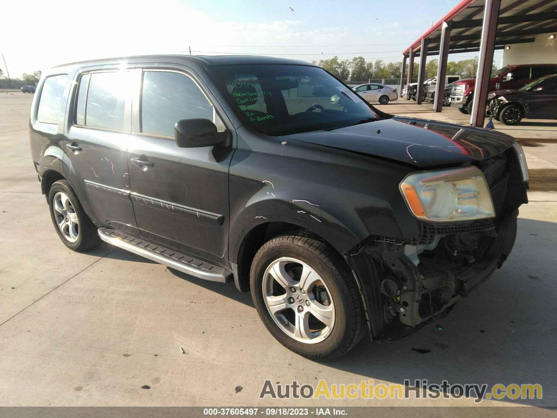 HONDA PILOT EX-L, 5FNYF3H58DB031880