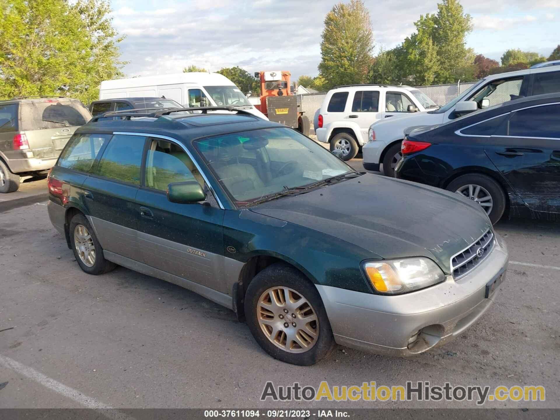 SUBARU LEGACY WAGON OUTBACK H6 L.L. BEAN, 4S3BH806827665873