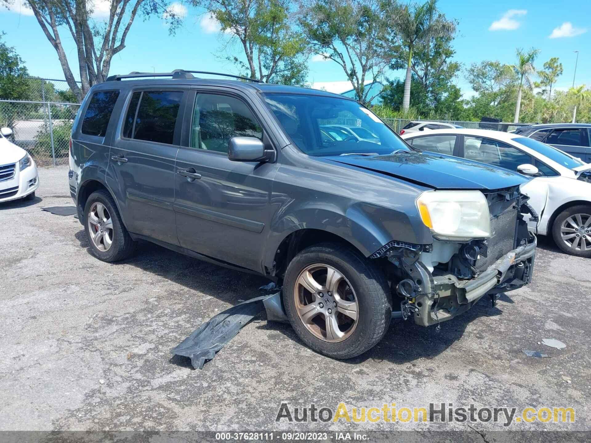 HONDA PILOT EX-L, 5FNYF3H50DB016743