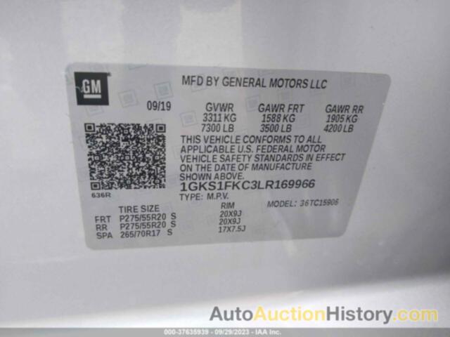 GMC YUKON XL 2WD SLE, 1GKS1FKC3LR169966