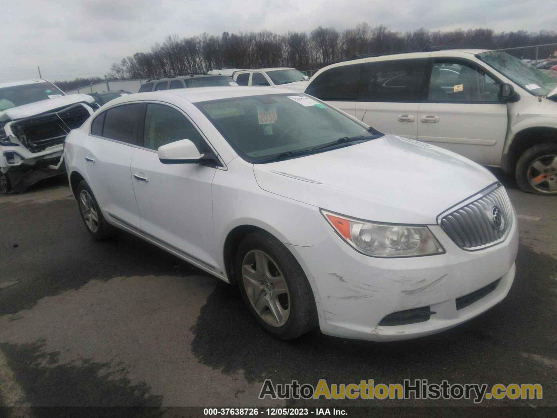 BUICK LACROSSE CX, 1G4GB5EG5AF129132