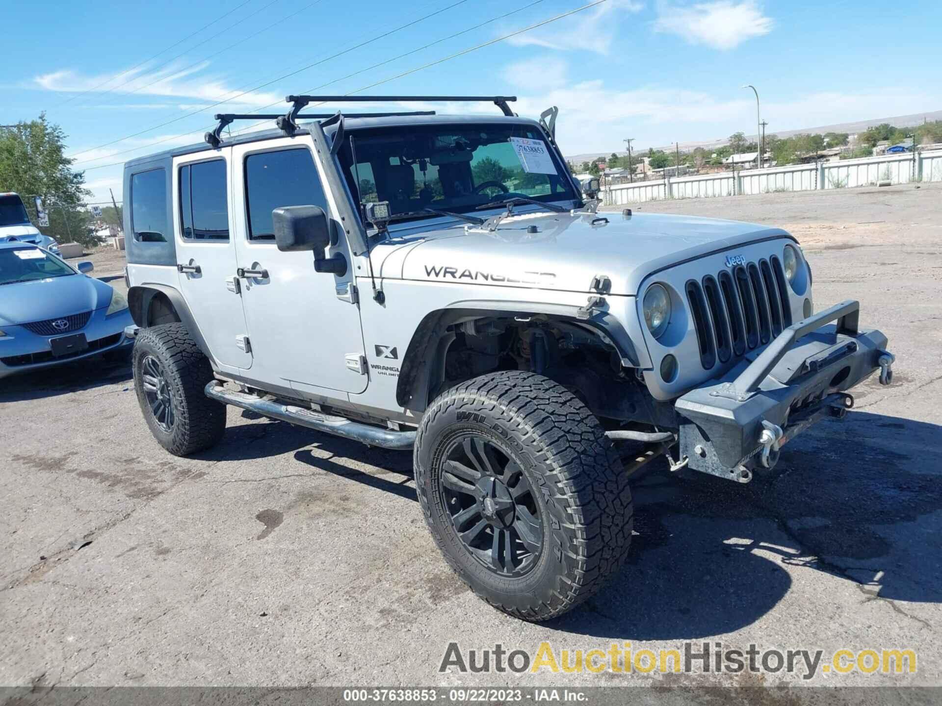 JEEP WRANGLER UNLIMITED X, 1J4GA39138L639017