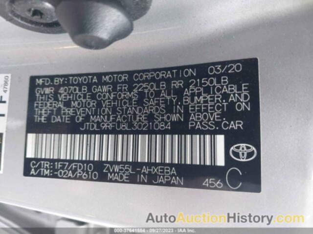 TOYOTA PRIUS LE AWD-E, JTDL9RFU8L3021084