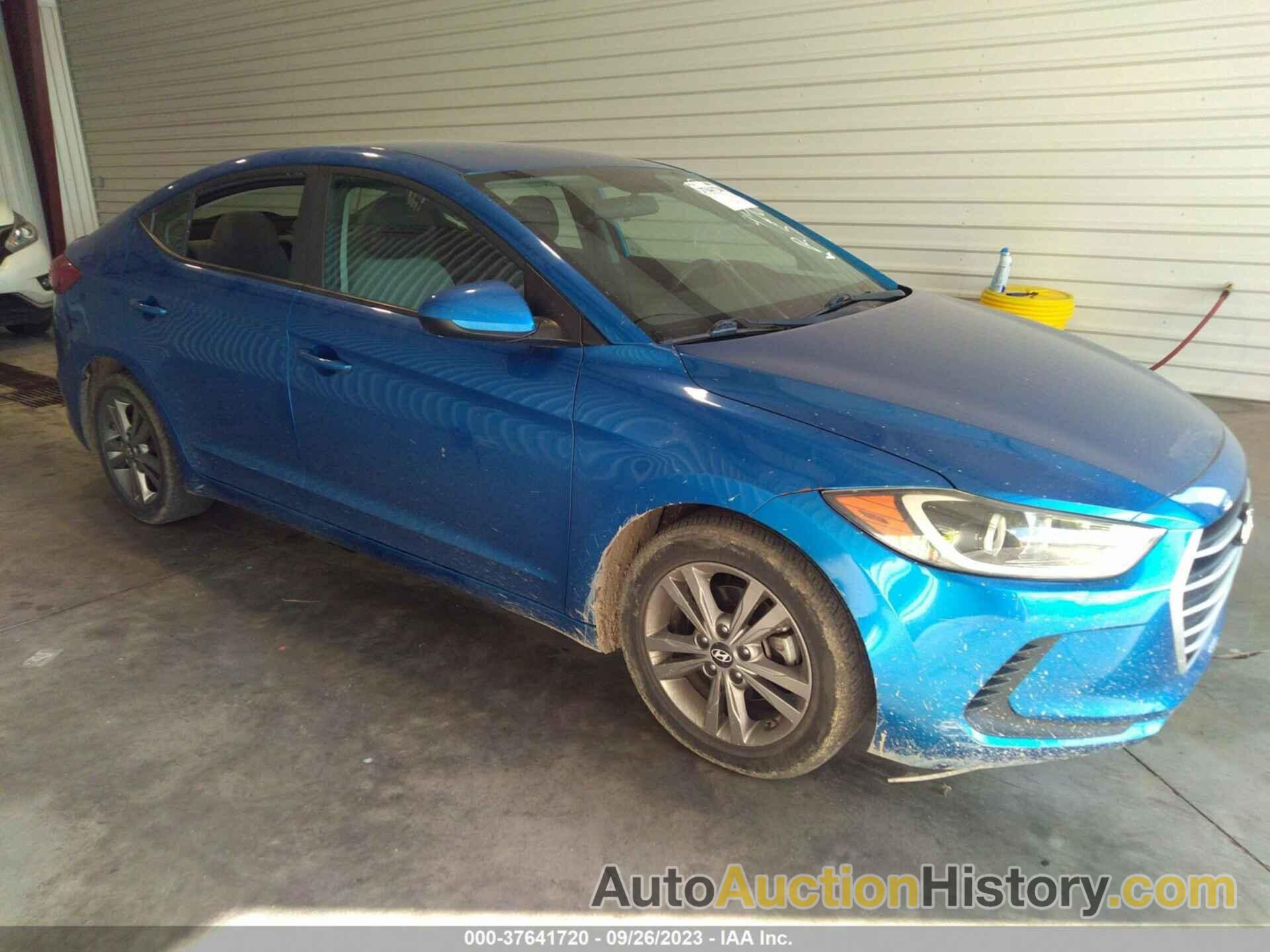 HYUNDAI ELANTRA SEL, 5NPD84LF2JH295009