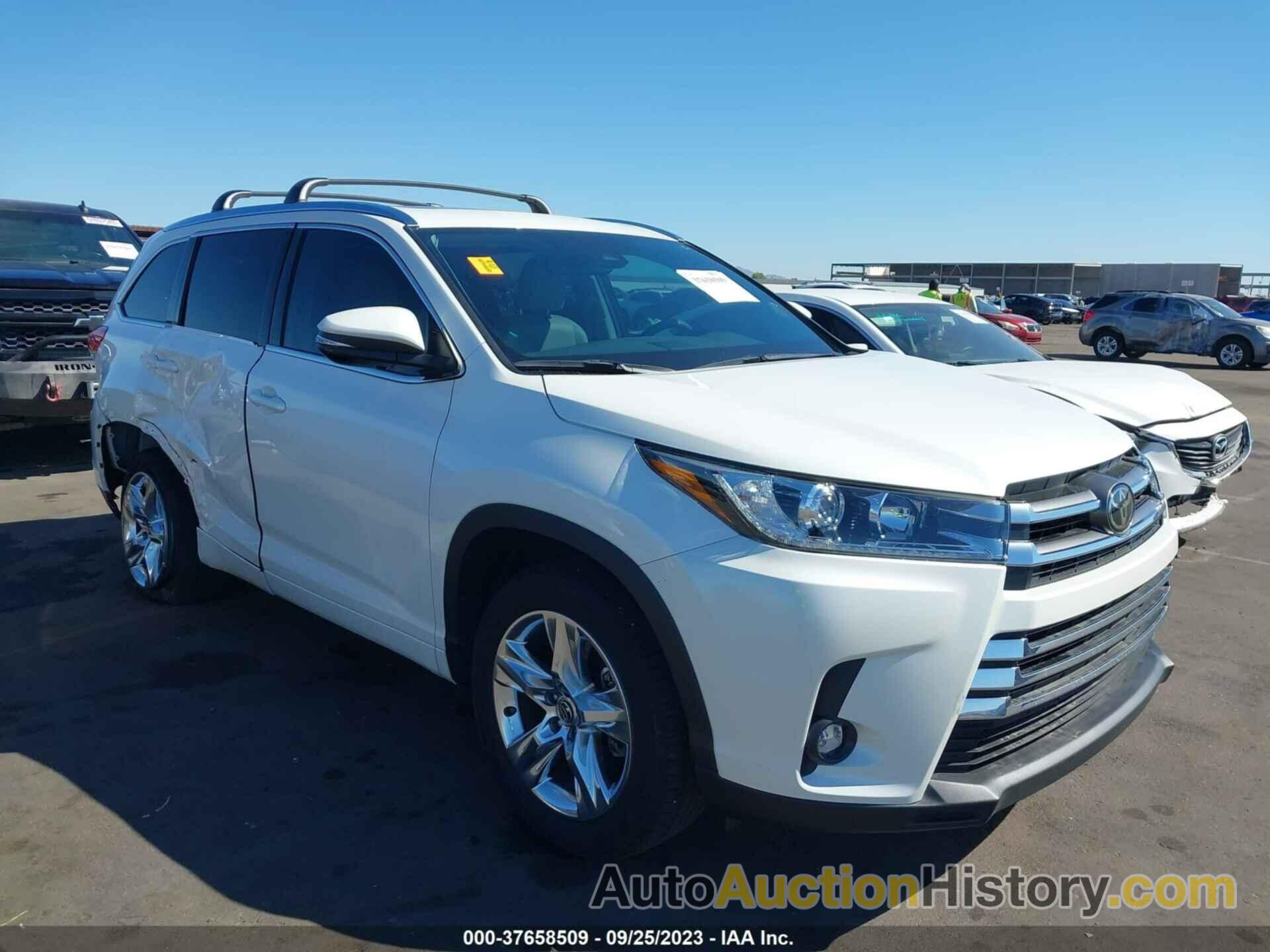 TOYOTA HIGHLANDER LIMITED, 5TDYZRFH6KS365972