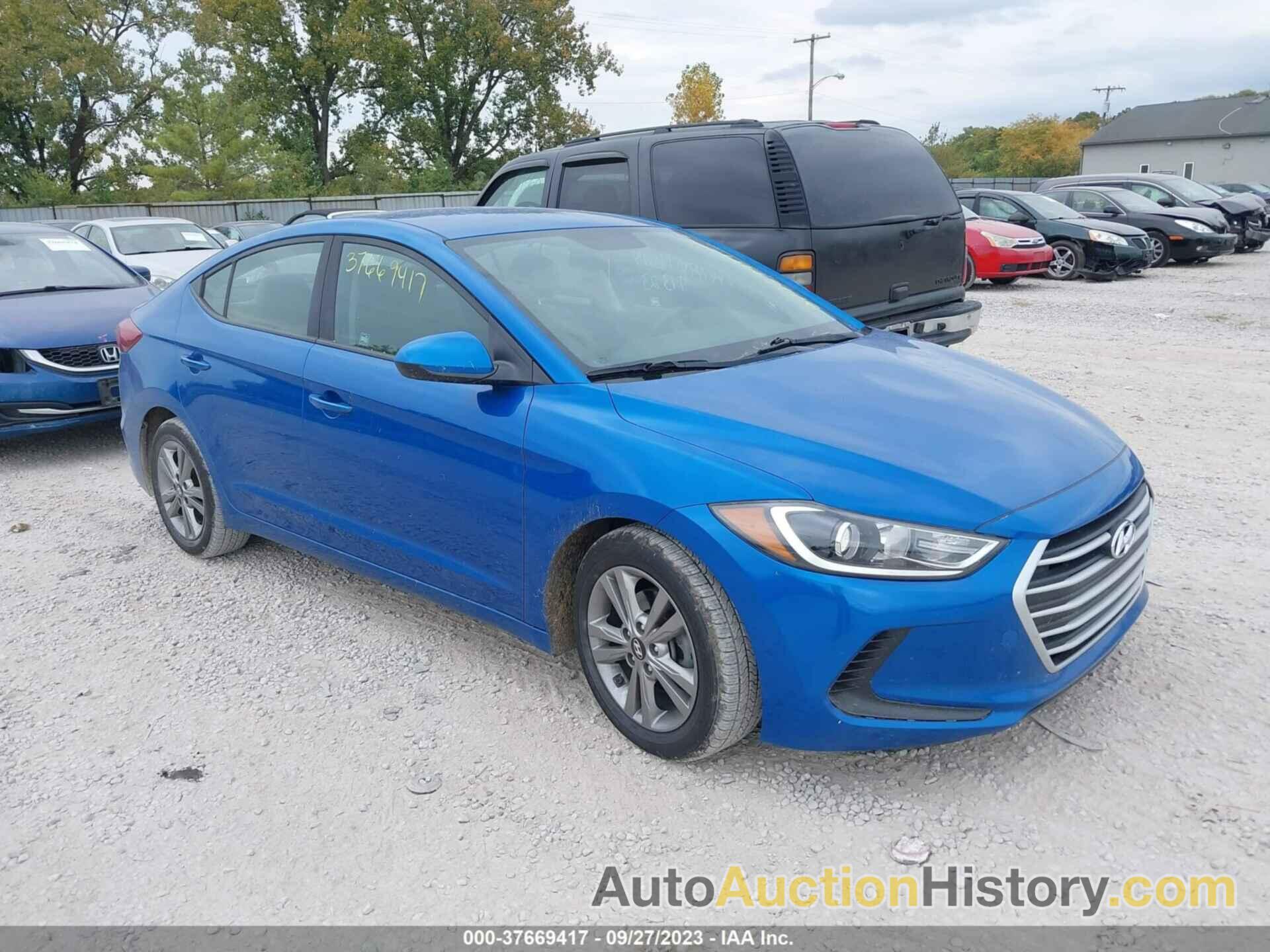 HYUNDAI ELANTRA SEL, KMHD84LFXJU608230