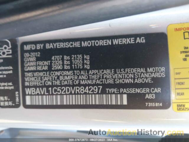 BMW X1 XDRIVE28I, WBAVL1C52DVR84297