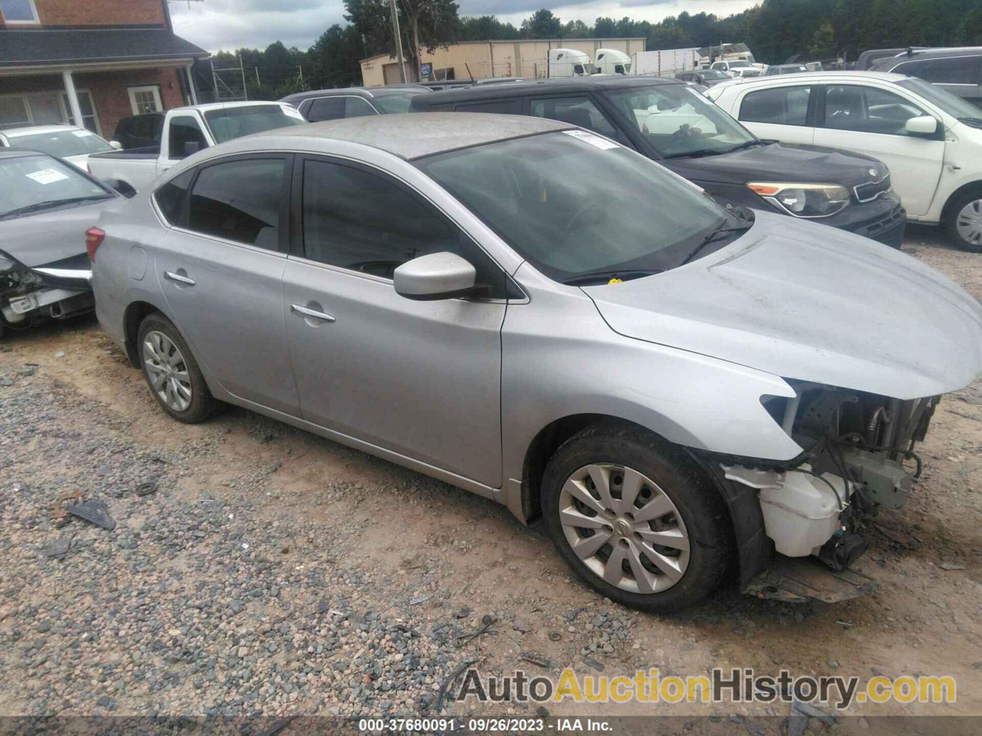 NISSAN SENTRA S, 3N1AB7AP0HY337419