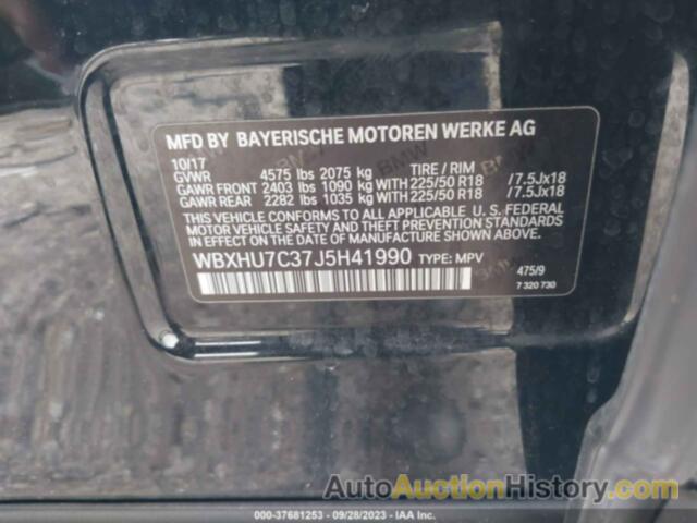 BMW X1 SDRIVE28I, WBXHU7C37J5H41990