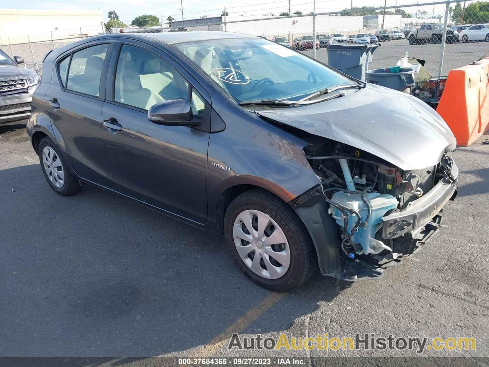 TOYOTA PRIUS C ONE/THREE/TWO/FOUR, JTDKDTB31E1062398