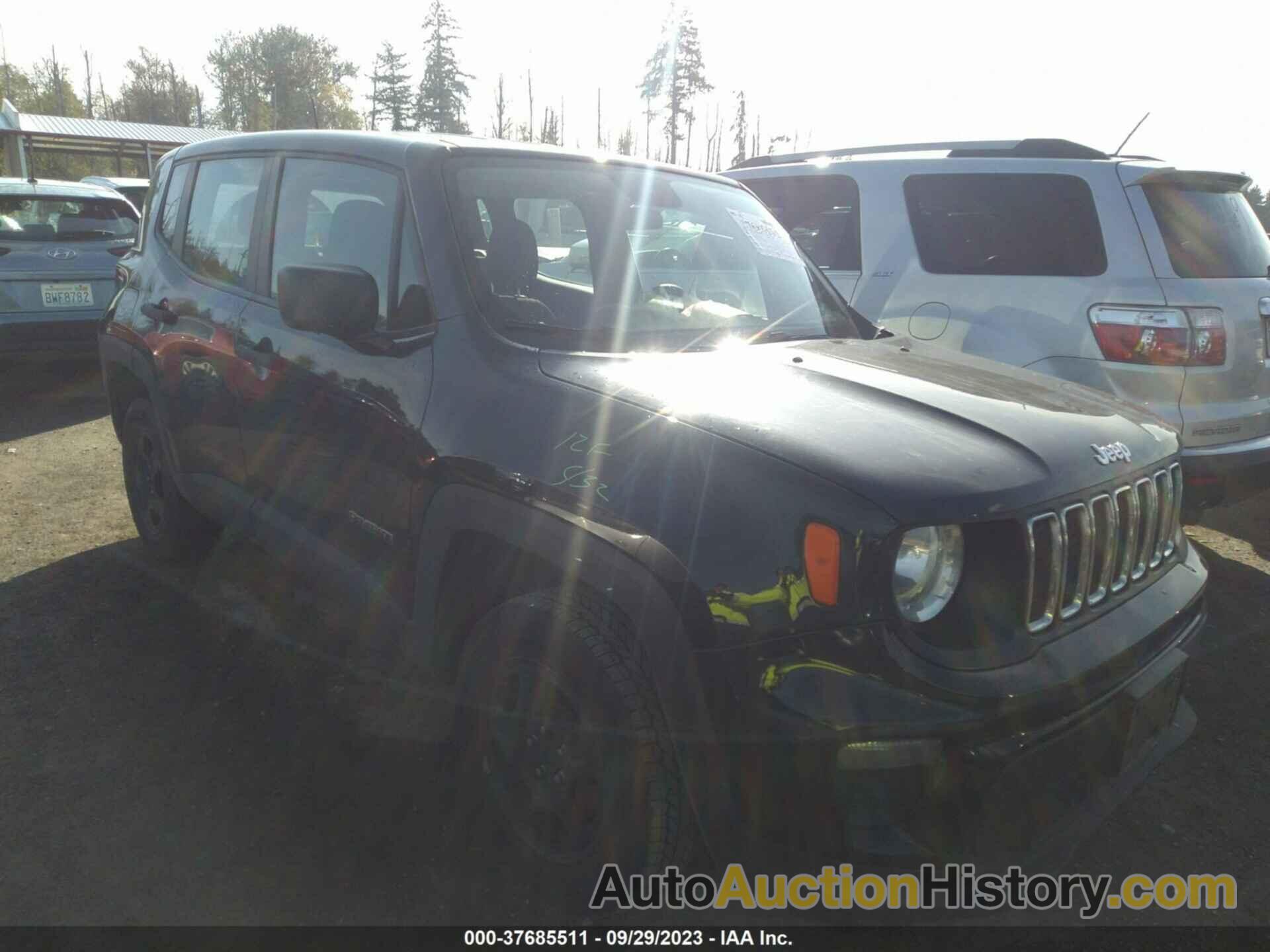 JEEP RENEGADE SPORT 4X4, ZACNJBAB1LPK92056