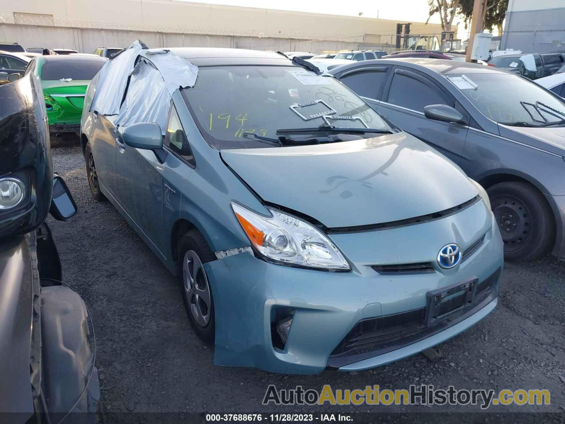 TOYOTA PRIUS ONE/TWO/THREE/FOUR/FIVE, JTDKN3DU1D1721470