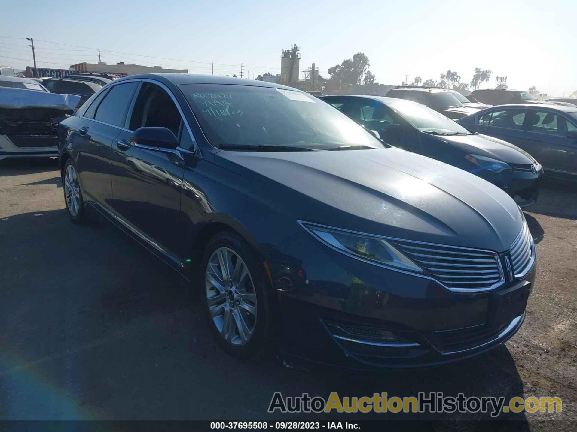 LINCOLN MKZ, 3LN6L2GK0ER828119