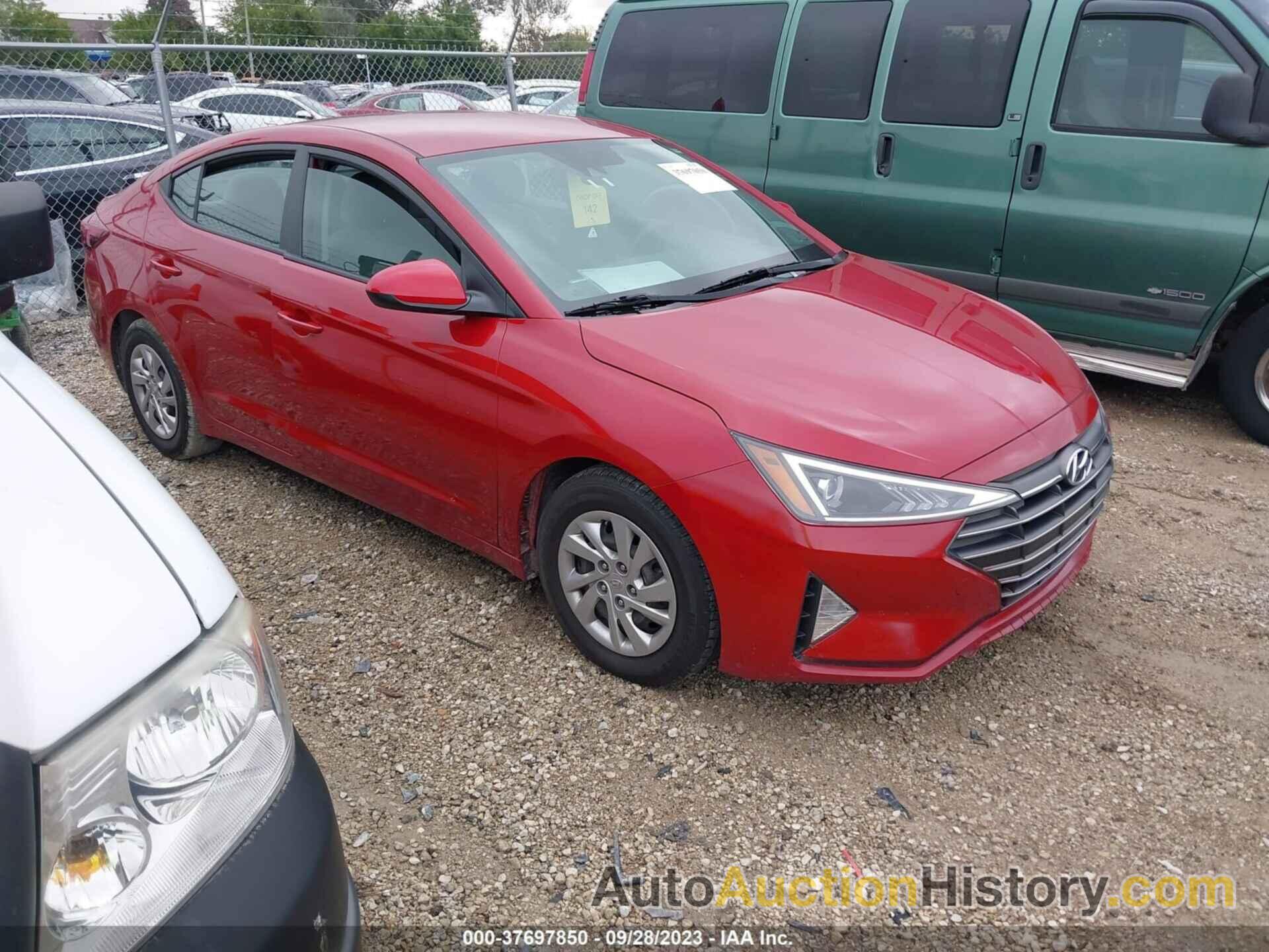 HYUNDAI ELANTRA SE, KMHD74LF3LU062909