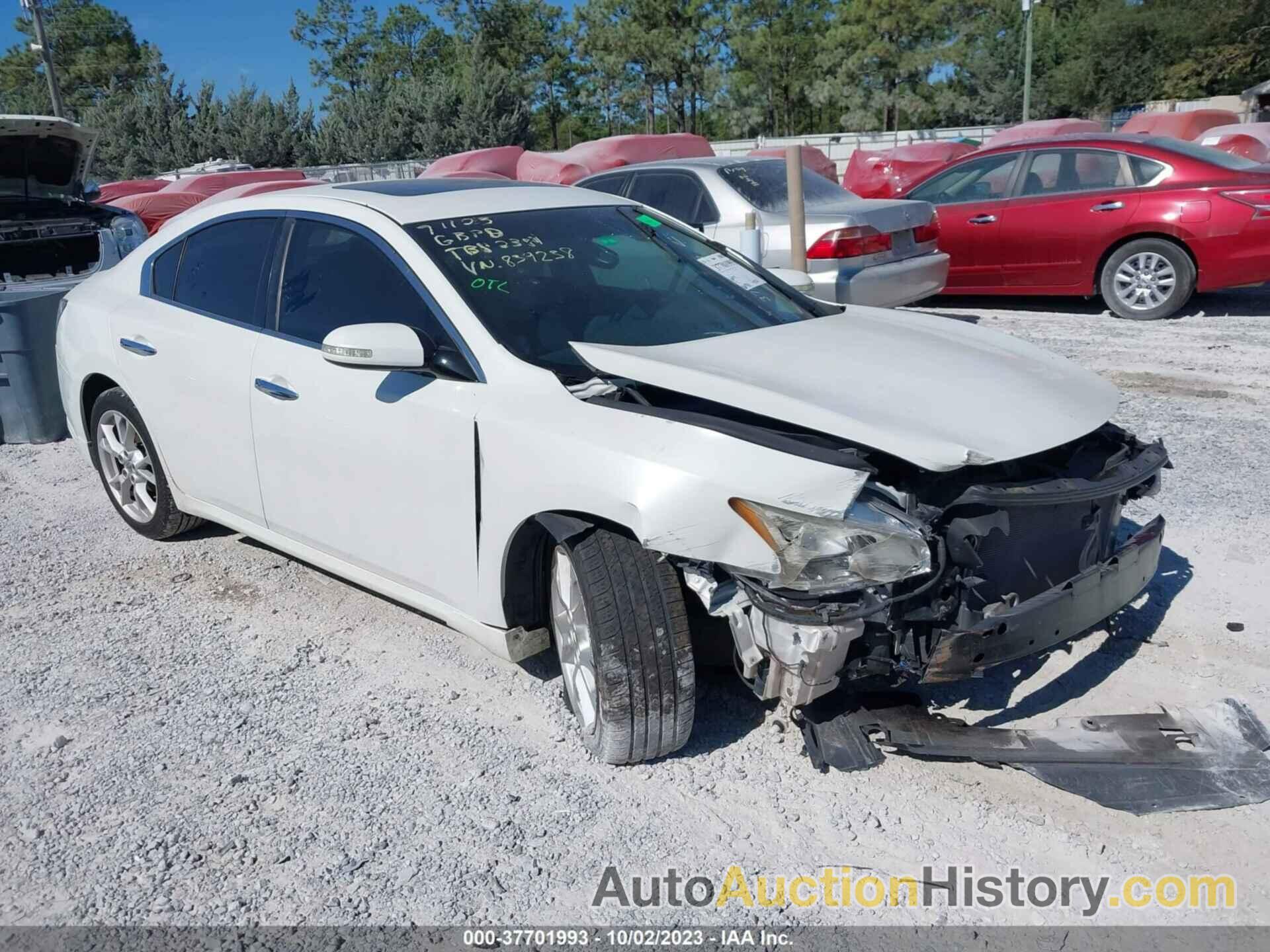 NISSAN MAXIMA 3.5 SV, 1N4AA5AP1DC839238