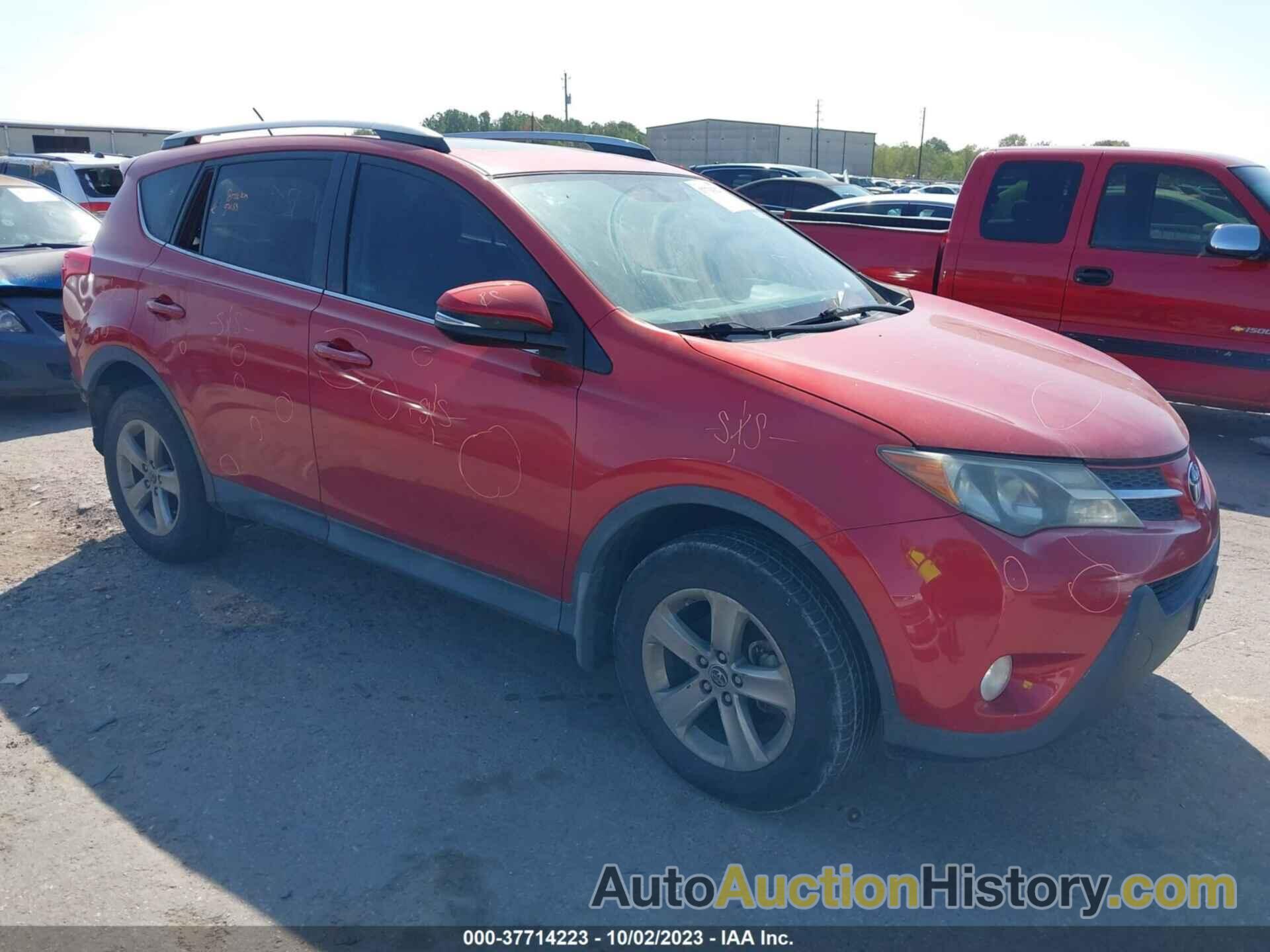 TOYOTA RAV4 XLE, 2T3WFREV2FW213456