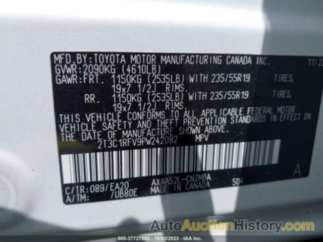 TOYOTA RAV4 XLE PREMIUM, 2T3C1RFV9PW242082