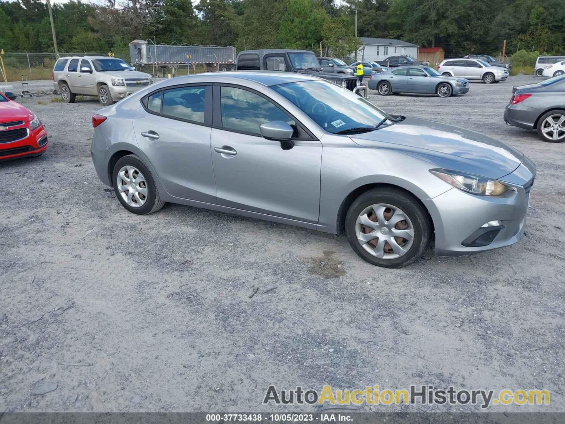 MAZDA MAZDA3 I SPORT, 3MZBM1U73FM176912