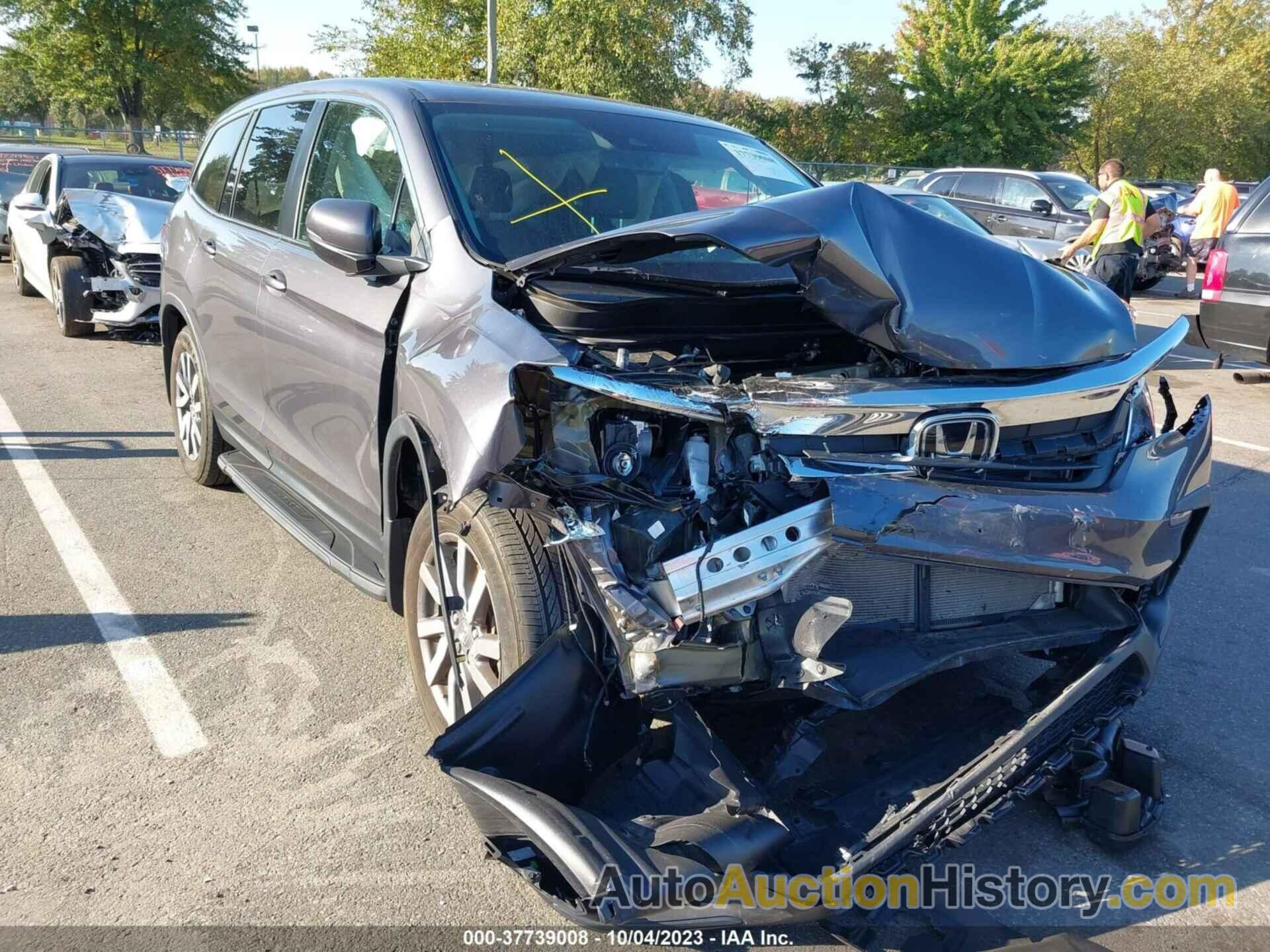 HONDA PILOT AWD EX-L, 5FNYF6H50NB014185