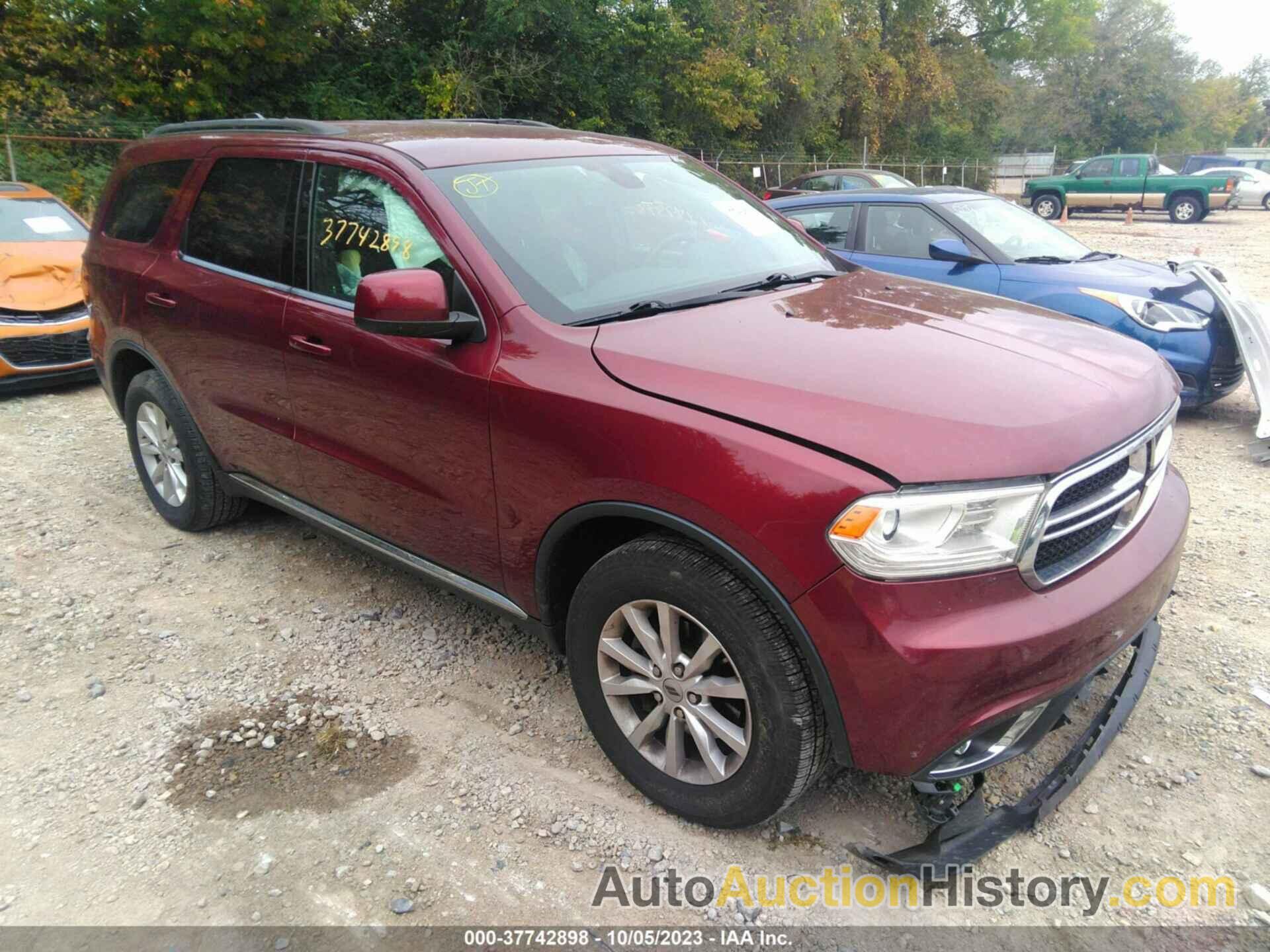 DODGE DURANGO SXT PLUS, 1C4RDJAG3KC651198