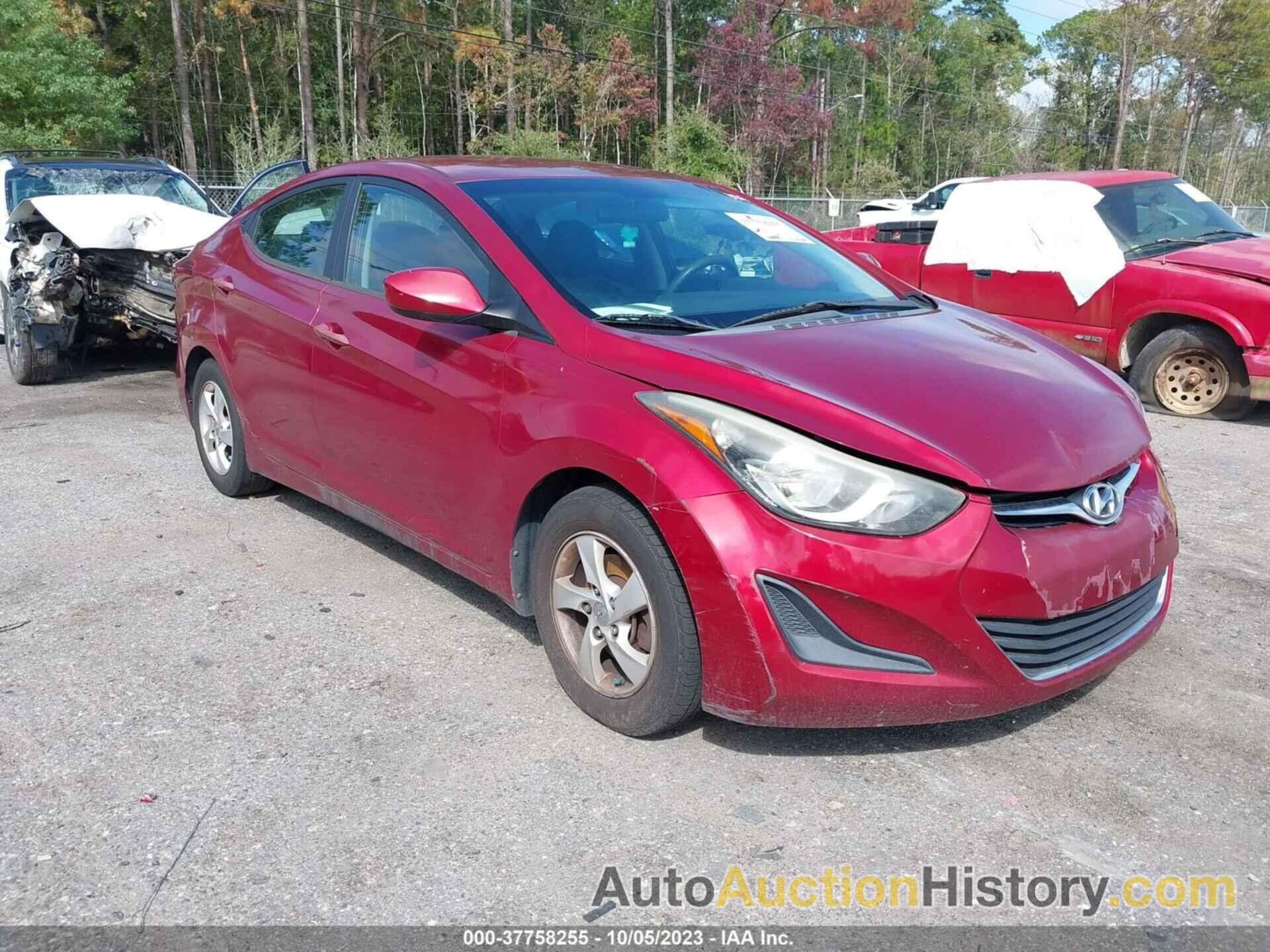 HYUNDAI ELANTRA SE, 5NPDH4AEXEH482305