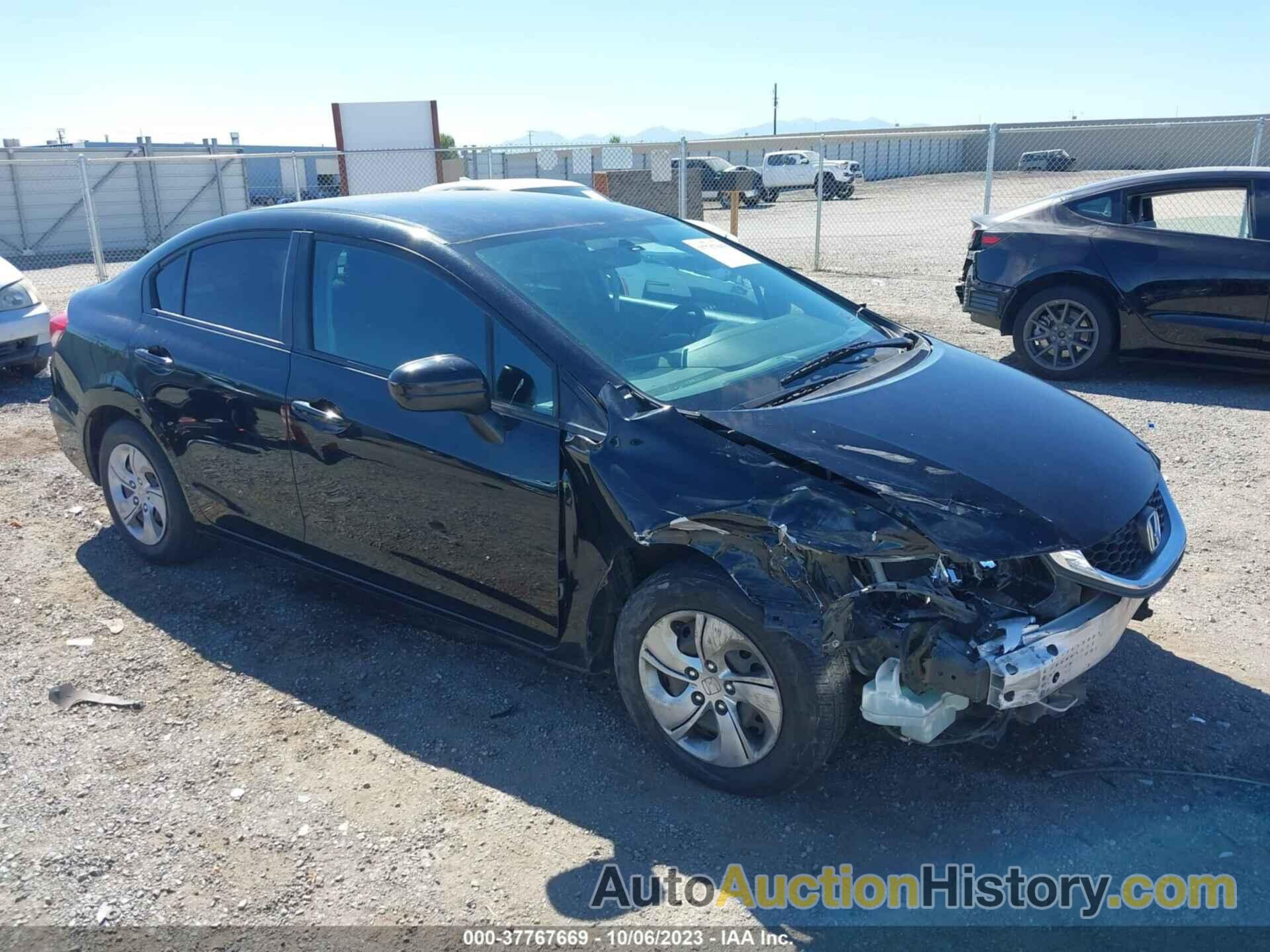 HONDA CIVIC LX, 2HGFB2F55FH557642