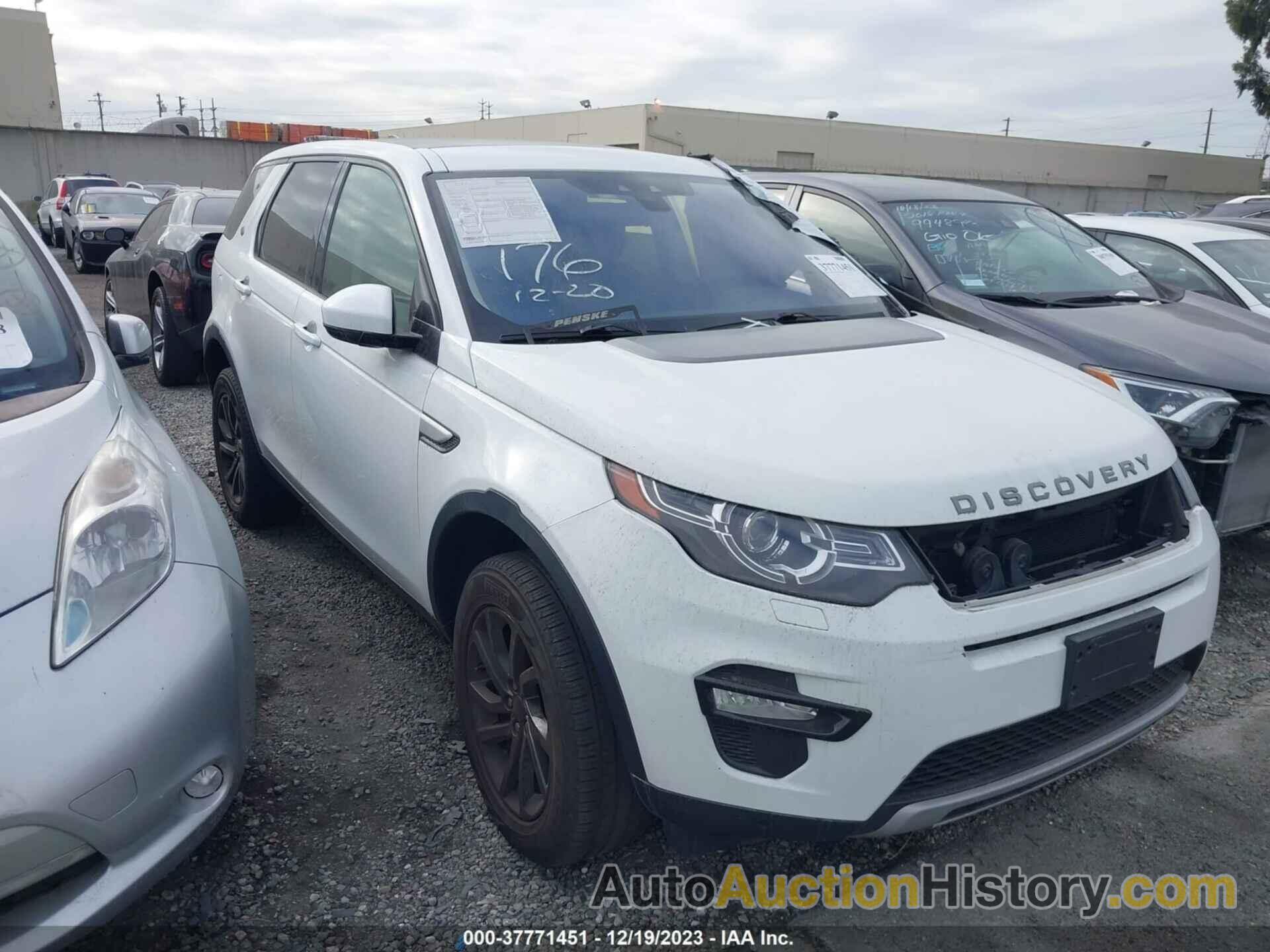 LAND ROVER DISCOVERY SPORT HSE, SALCR2RX3JH743732