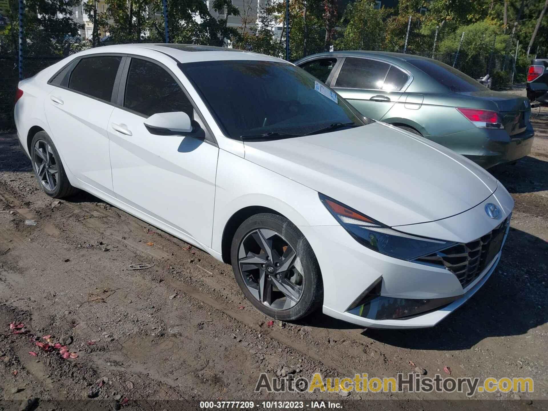 HYUNDAI ELANTRA SEL, 5NPLN4AG7MH027254