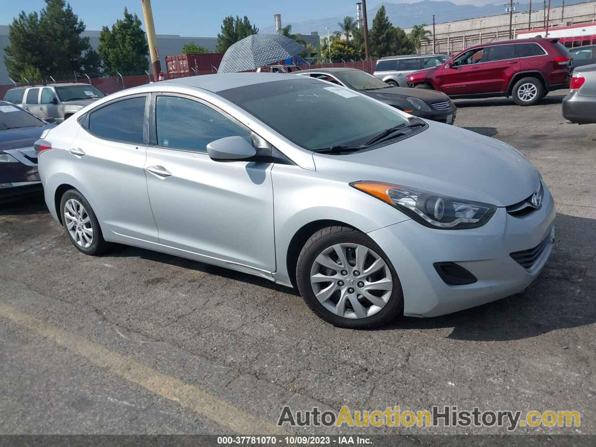 HYUNDAI ELANTRA GLS, 5NPDH4AE9CH123461