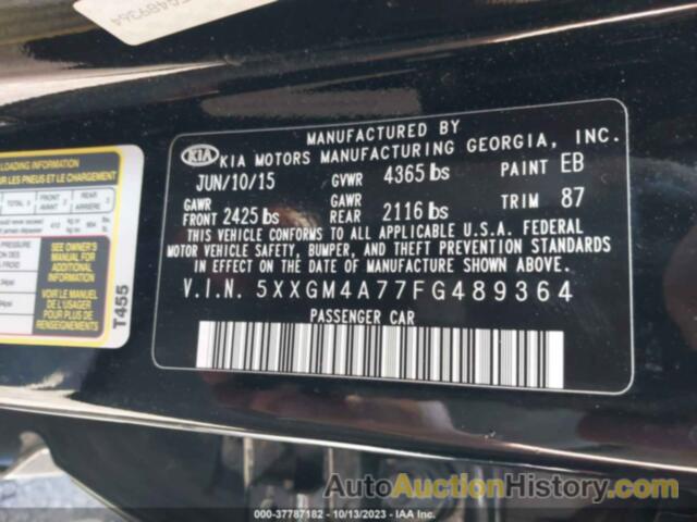 KIA OPTIMA LX, 5XXGM4A77FG489364