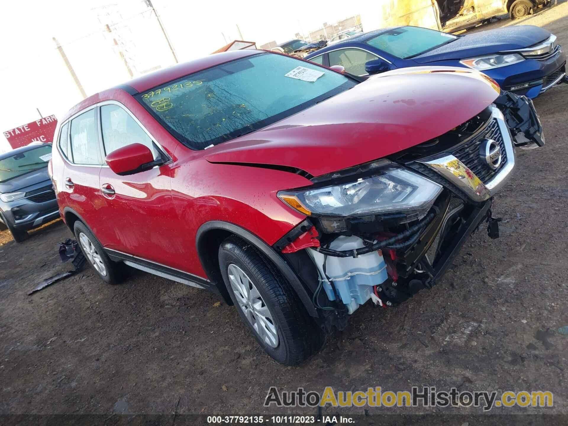 NISSAN ROGUE S, JN8AT2MV0HW255841