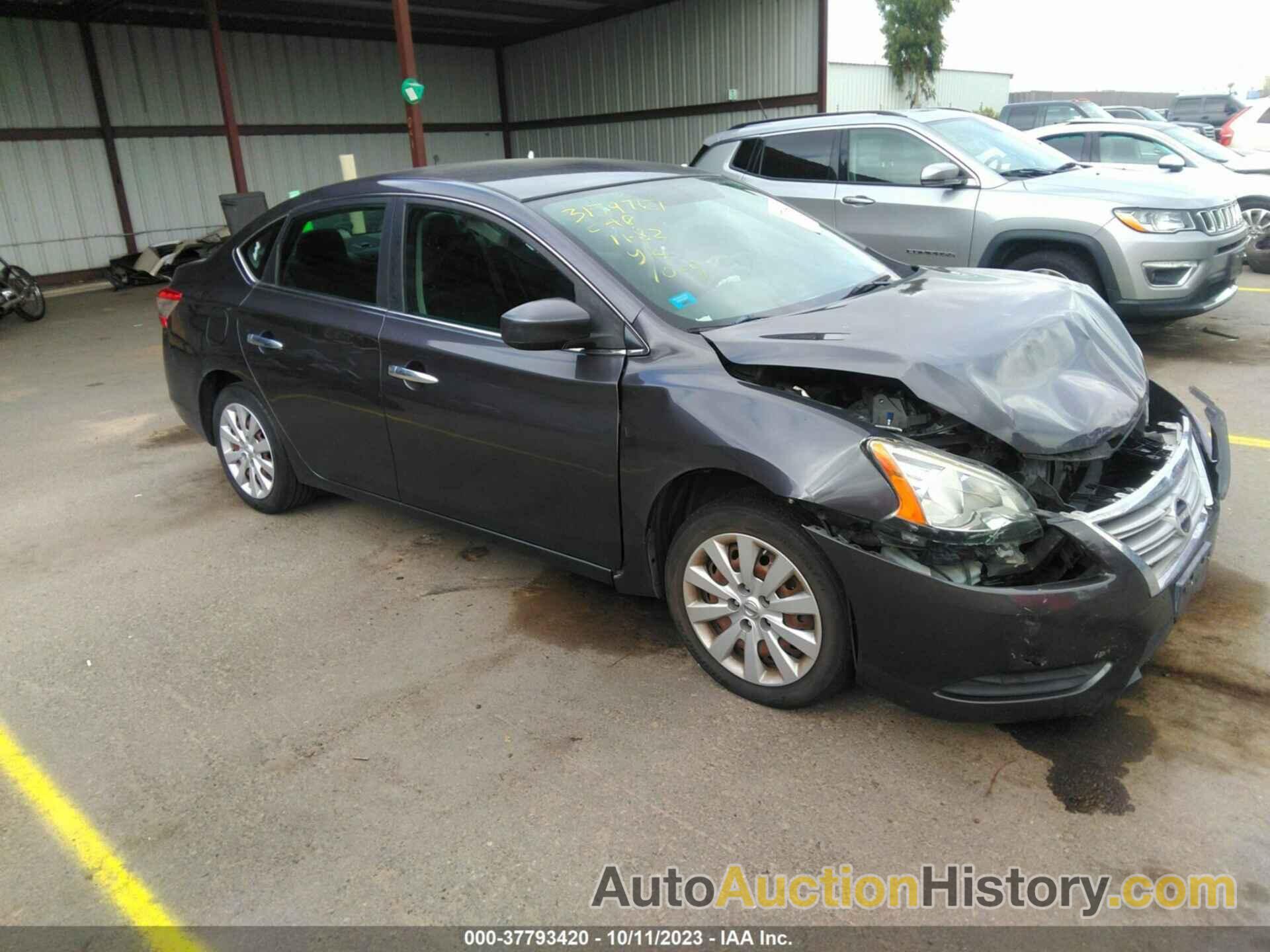 NISSAN SENTRA SV, 3N1AB7AP6EL695228