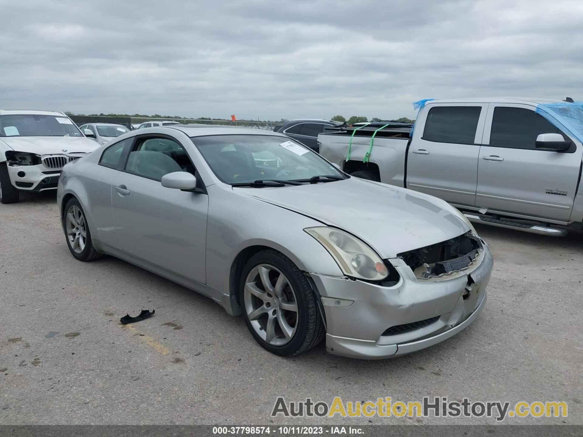 INFINITI G35 COUPE W/LEATHER, JNKCV54EX4M814106