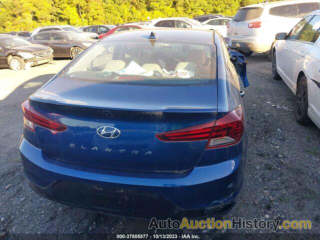 HYUNDAI ELANTRA SEL, 5NPD84LF1KH410829