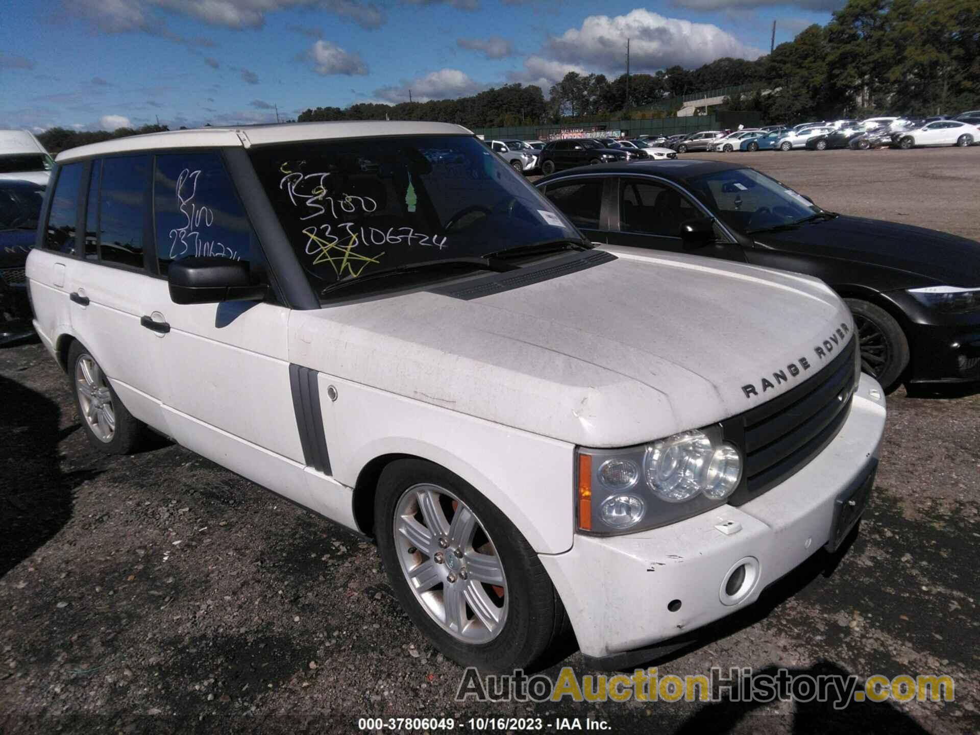 LAND ROVER RANGE ROVER HSE, SALME15416A207383