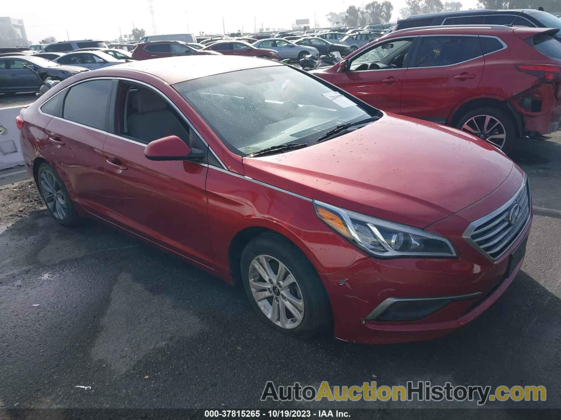 HYUNDAI SONATA 2.4L SE, 5NPE24AF6GH363801