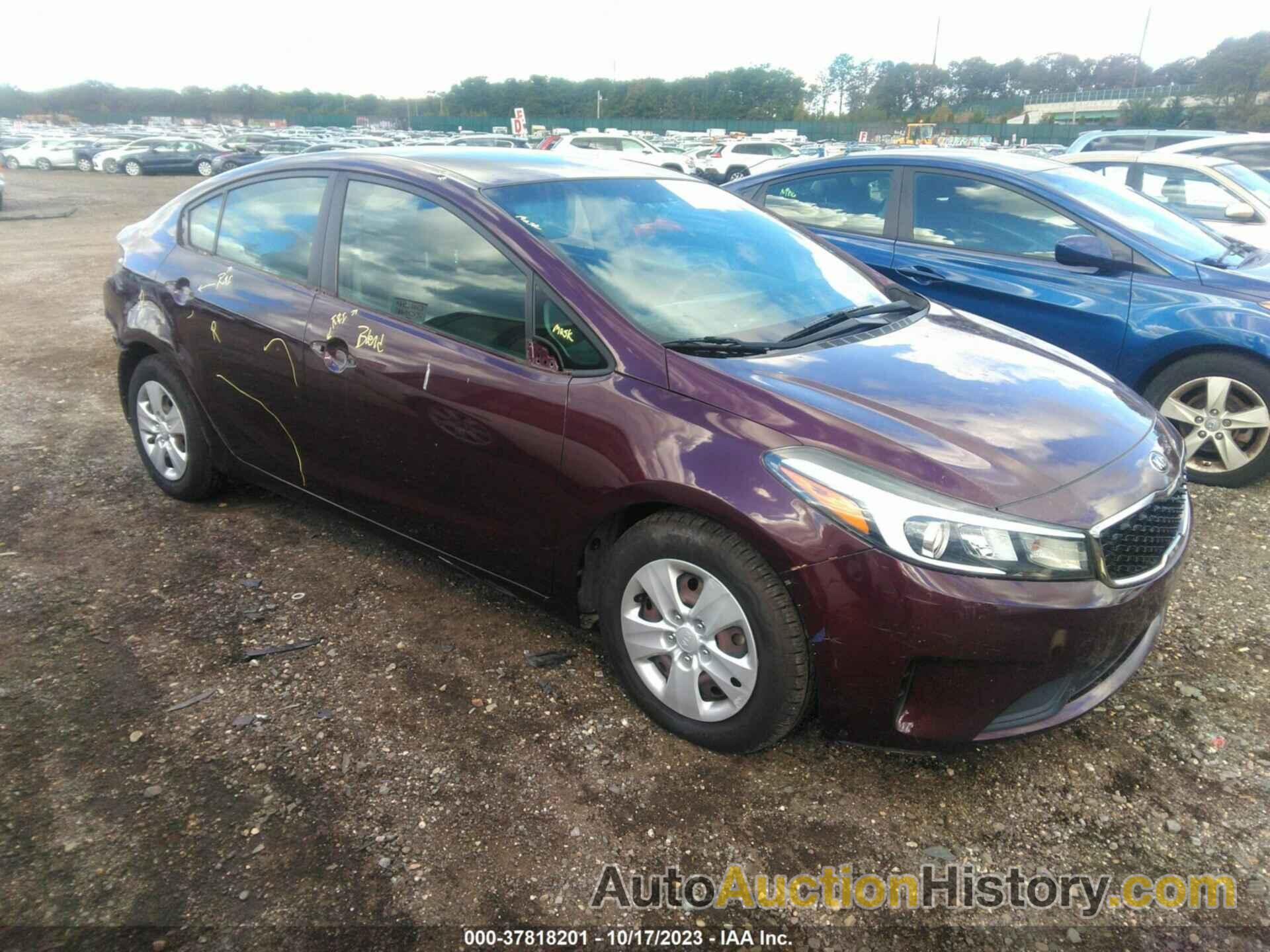 KIA FORTE LX, 3KPFK4A73HE016090