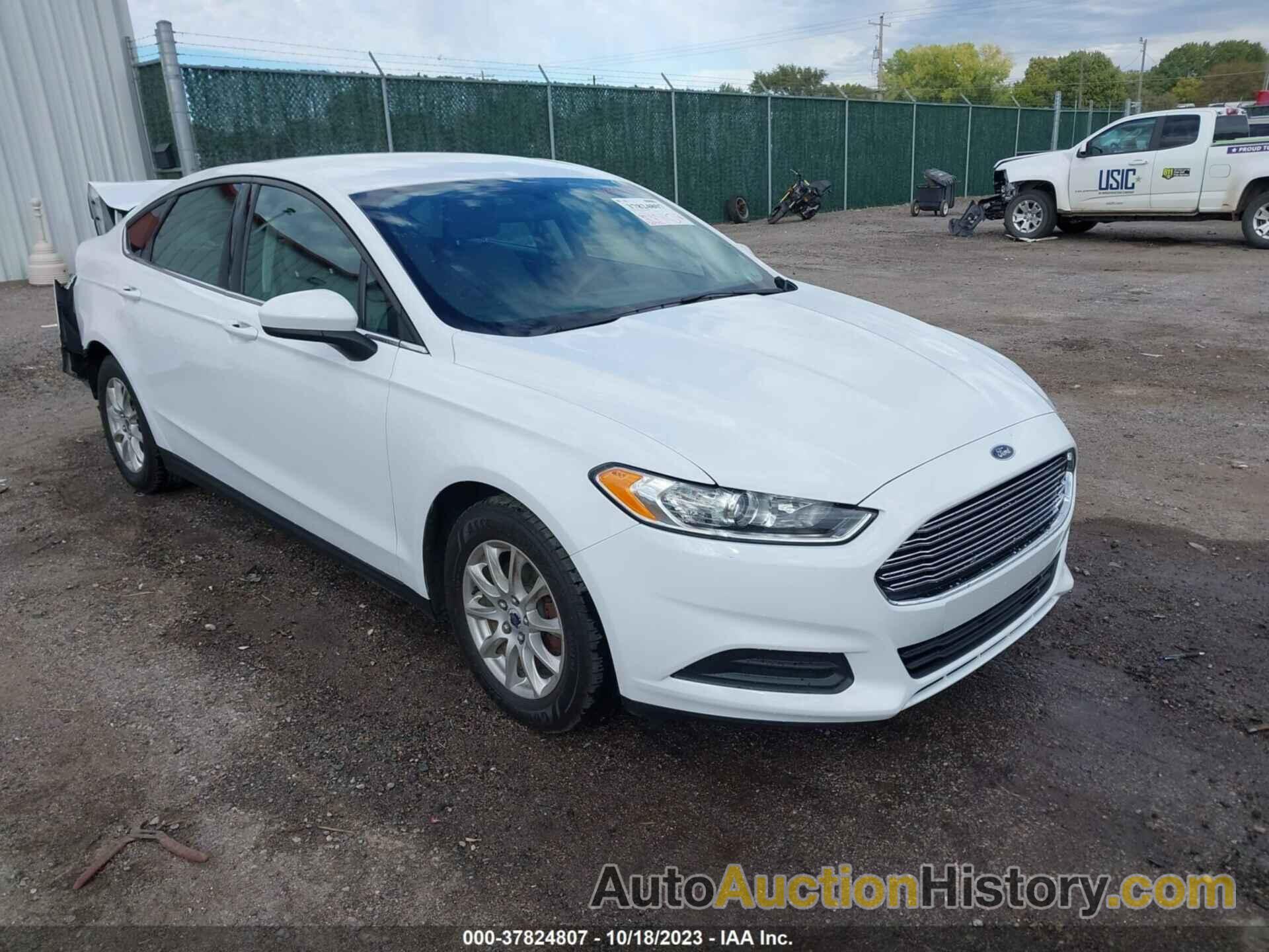 FORD FUSION S, 3FA6P0G7XGR355413