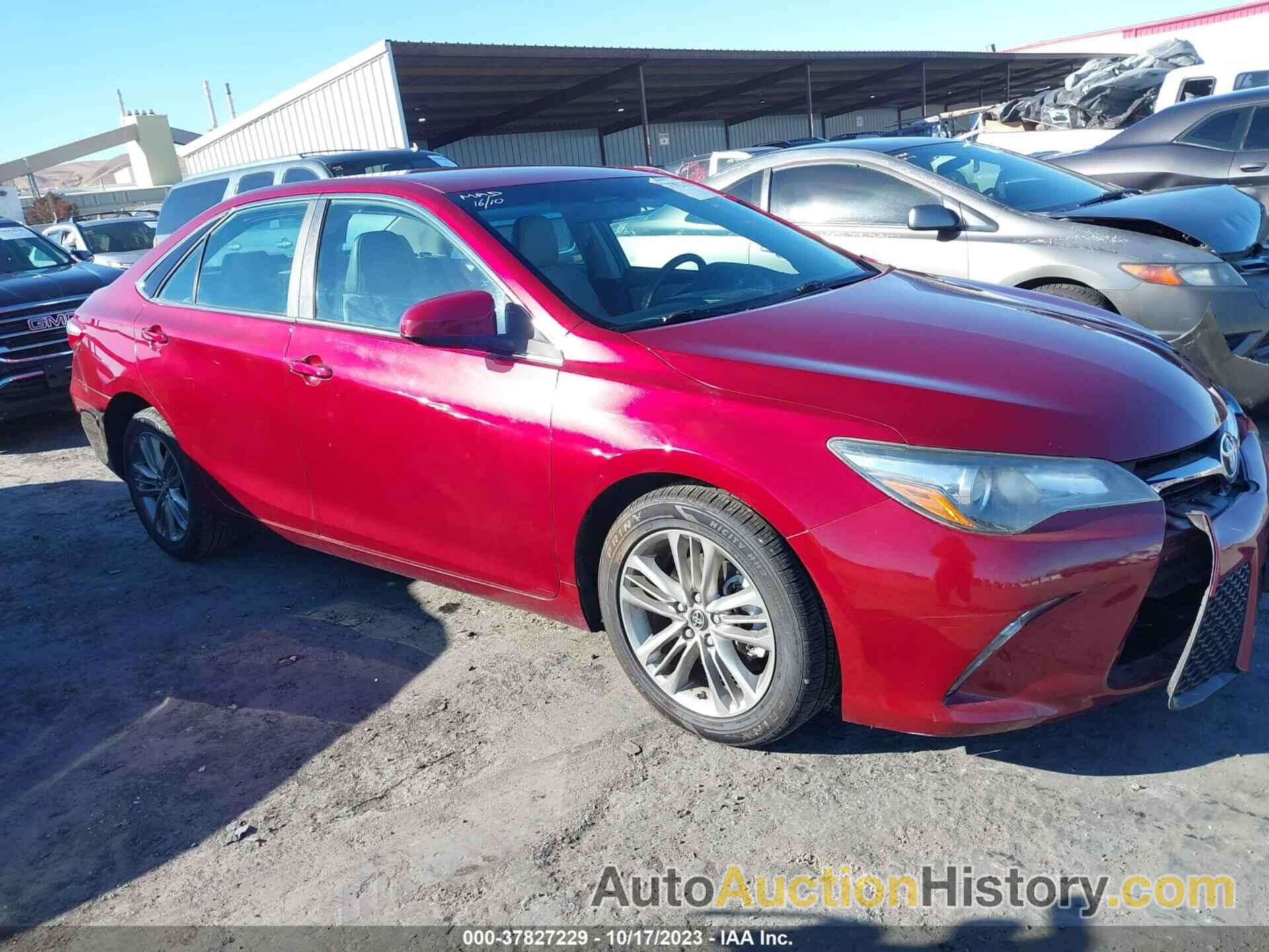 TOYOTA CAMRY XLE/SE/LE/XSE, 4T1BF1FKXGU612923