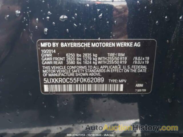 BMW X5 XDRIVE35I, 5UXKR0C55F0K62089