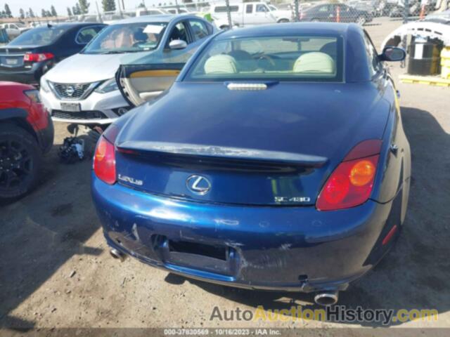 LEXUS SC 430, JTHFN48Y940058366