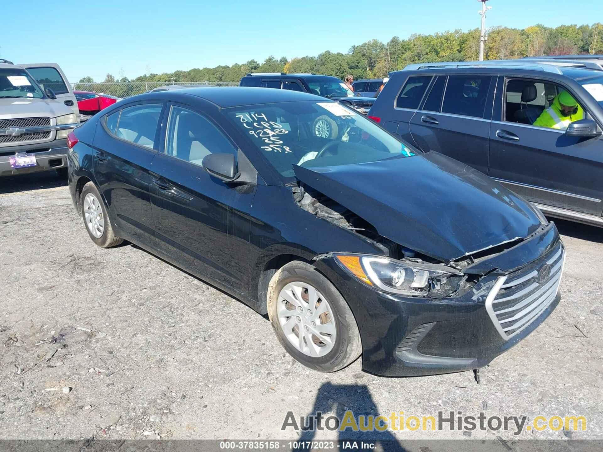 HYUNDAI ELANTRA SE, 5NPD74LF9JH278114