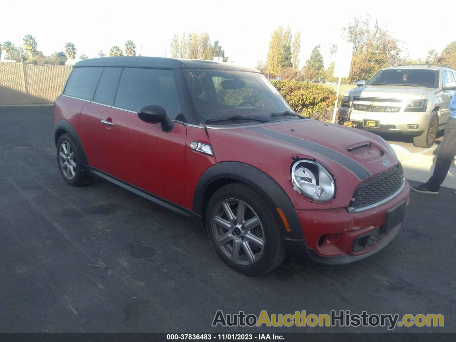 MINI COOPER CLUBMAN S, WMWZG3C56BTY30993