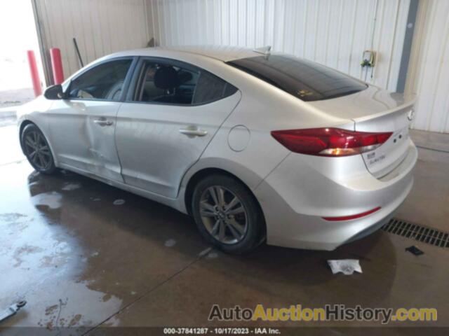 HYUNDAI ELANTRA SEL, 5NPD84LF6JH399292