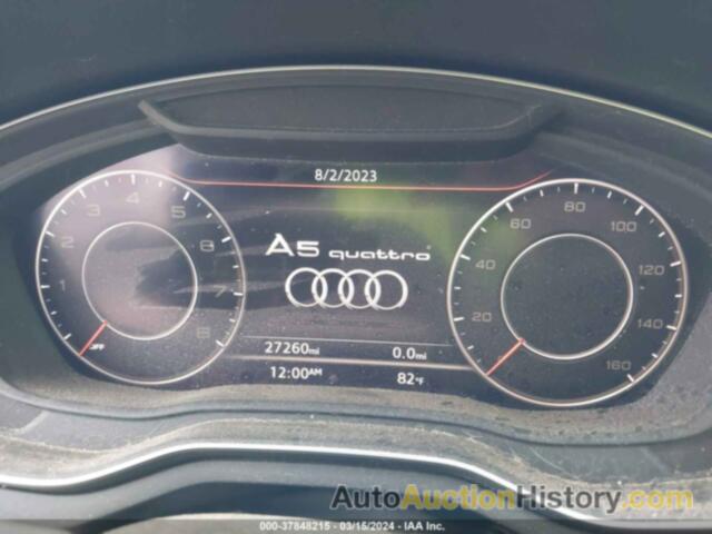 AUDI A5 CABRIOLET PREMIUM PLUS, WAUYNGF52KN008622