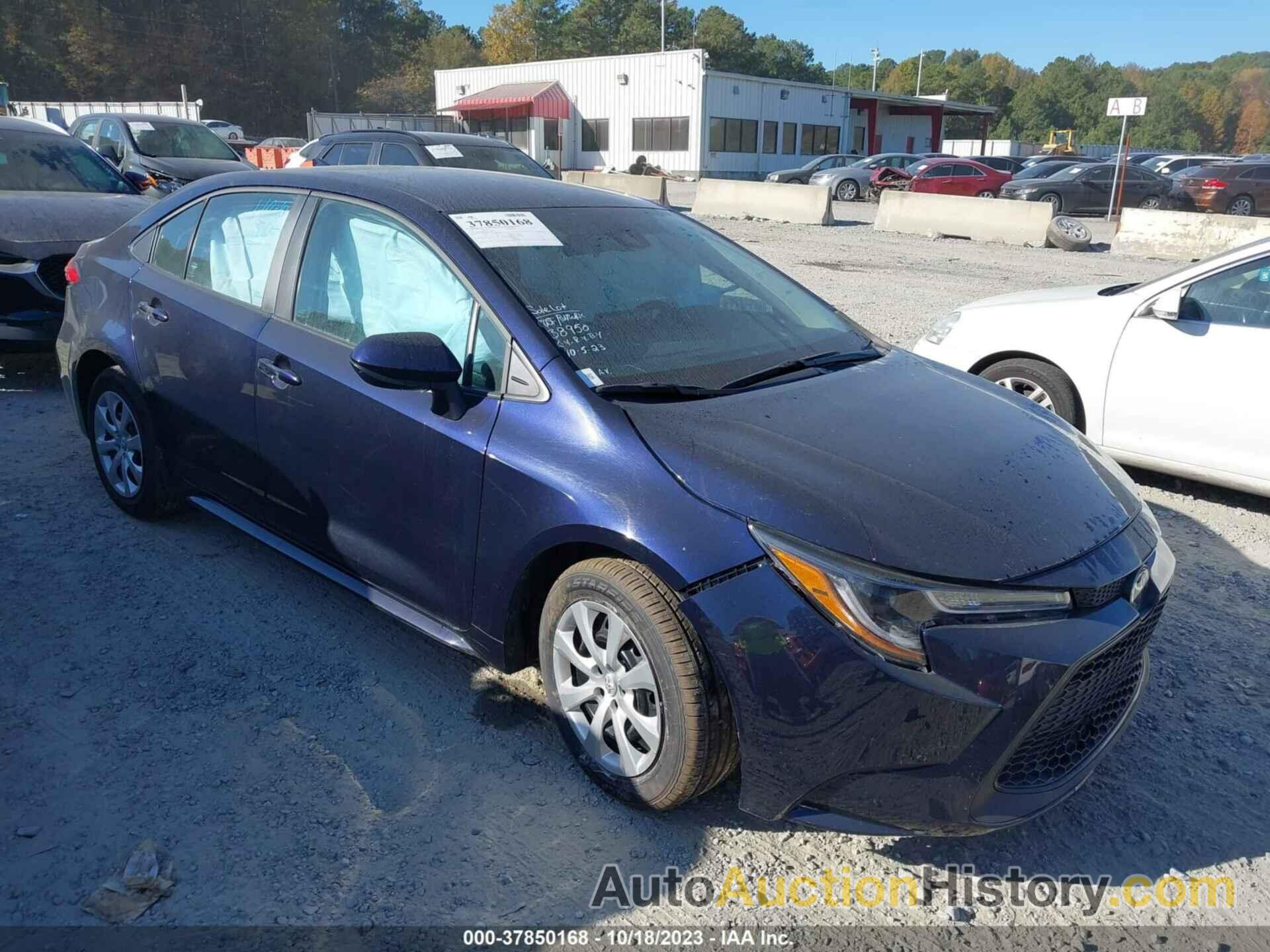 TOYOTA COROLLA LE, 5YFEPMAE5NP342849