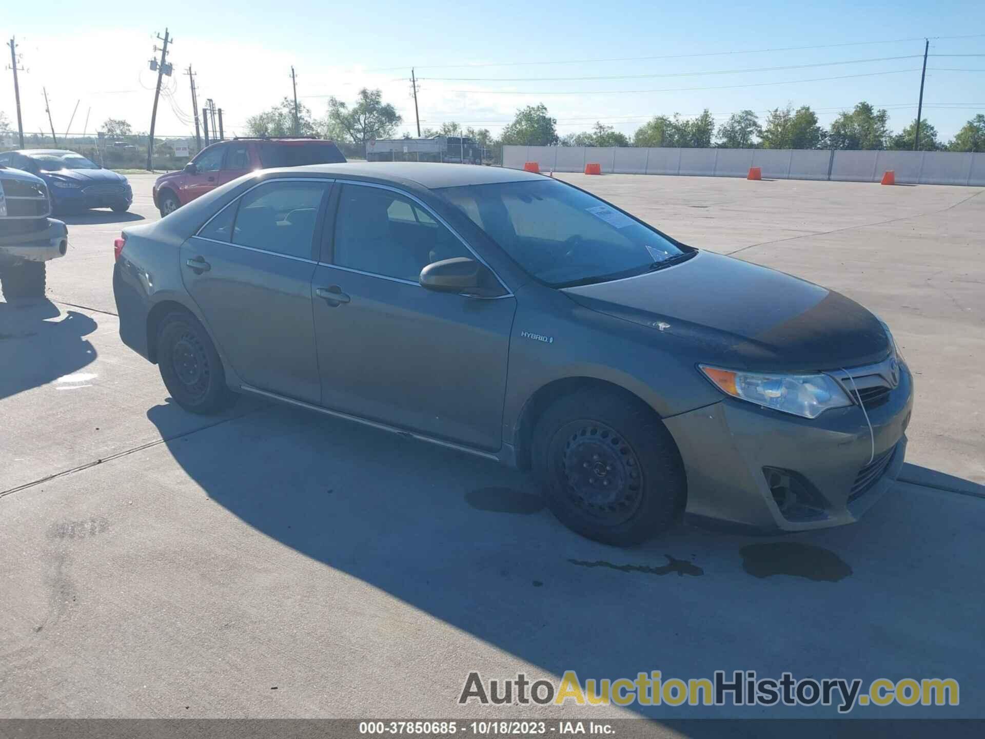 TOYOTA CAMRY HYBRID XLE/LE, 4T1BD1FK8CU042629