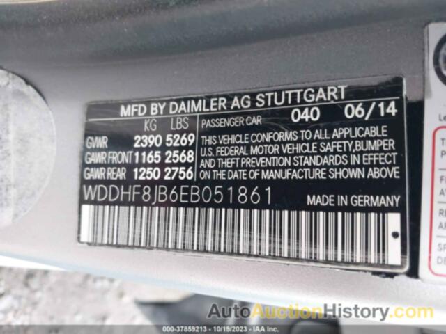 MERCEDES-BENZ E 350 4MATIC, WDDHF8JB6EB051861