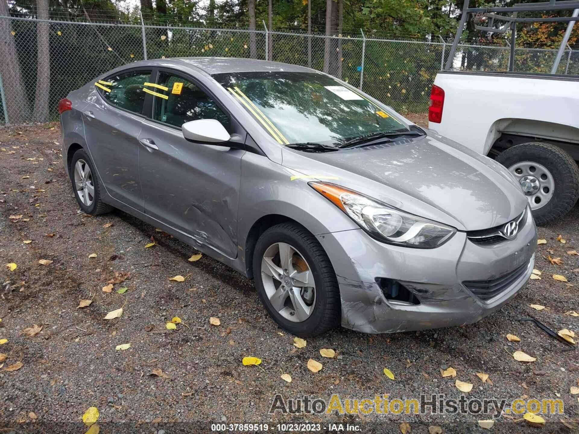 HYUNDAI ELANTRA GLS PZEV, KMHDH4AE3DU564408